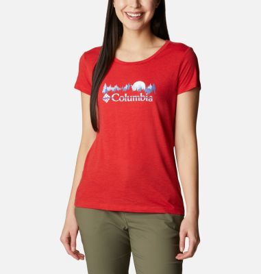 
Camiseta estampada Daisy Days&trade; para mujer
 Daisy Days&trade; SS Graphic Tee | 102 | S, Bright Red Heather, Moonrise, front