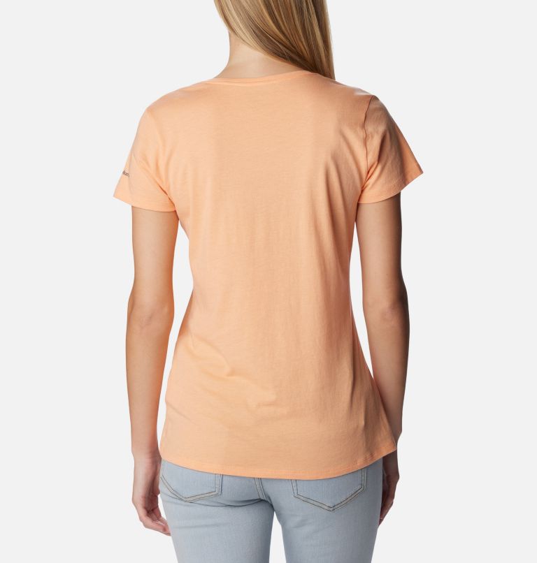 Thumbnail: Daisy Days SS Graphic Tee | 829 | S, Color: Peach Hthr, Journey to Joy Graphic, image 2