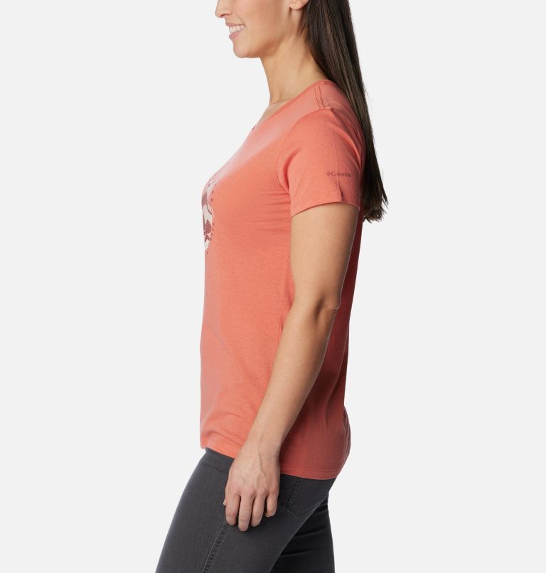 Daisy Days SS Graphic Tee | 852 | XXL, Color: Faded Peach, Escape To Nature, image 3