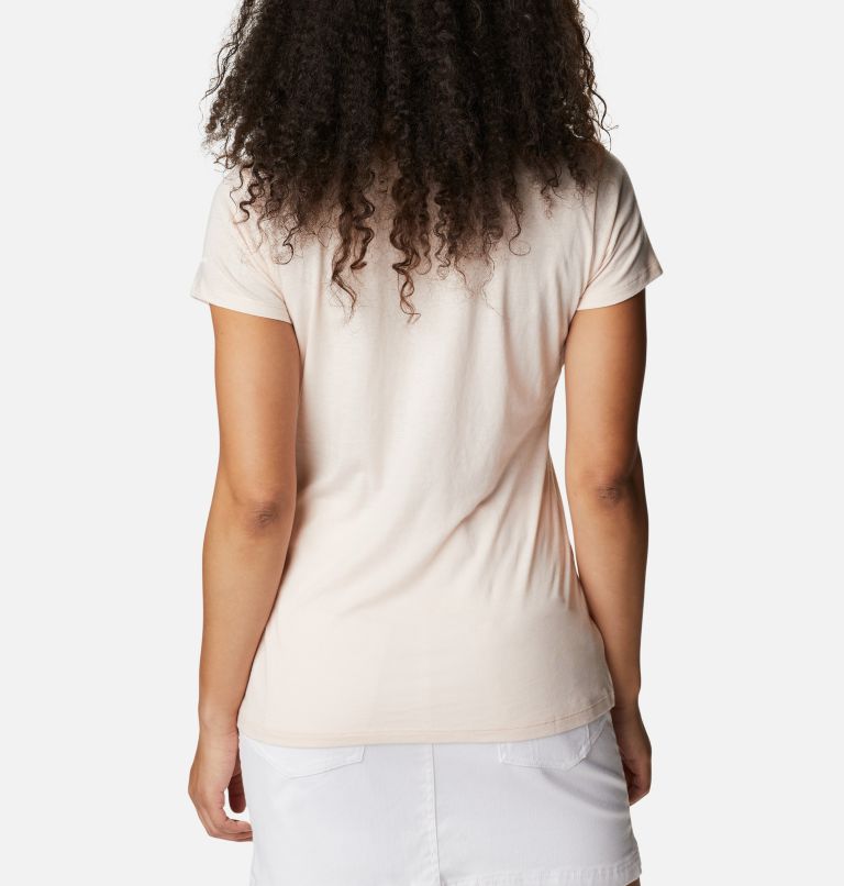 Daisy Days SS Graphic Tee | 886 | XL, Color: Peach Quartz, Bear Graphic, image 2