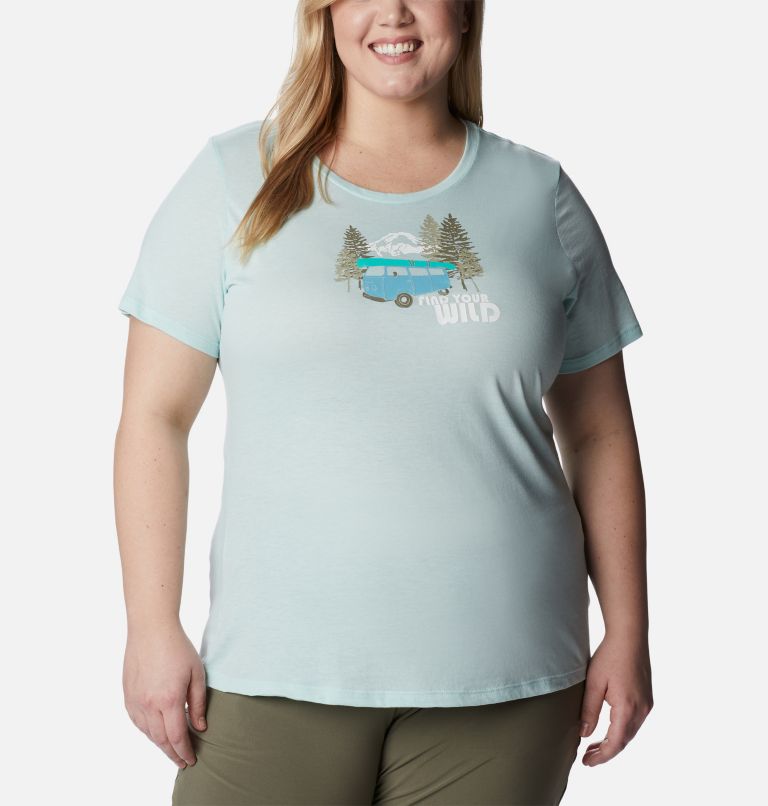 Women's Daisy Days Graphic T-Shirt - Plus Size, Color: Icy Morn Heather, Van Life