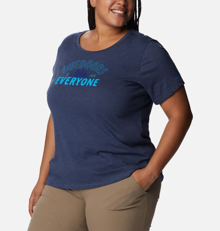 Women's Daisy Days Graphic T-Shirt - Plus Size, Color: Nocturnal Heather, Seek Outdoors, image 5