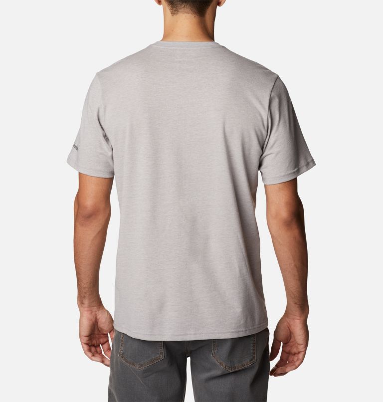 Thumbnail: Men's Path Lake Graphic T-Shirt, Color: Columbia Grey Hthr, Colorful Vista Grx, image 2