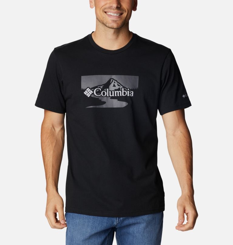 Black columbia t shirt online