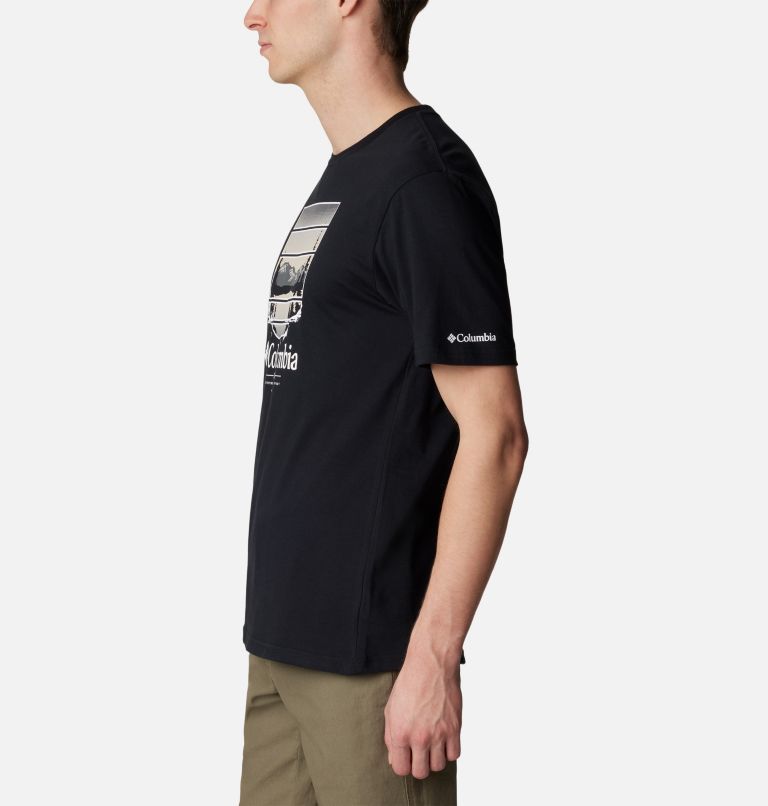 Path Lake Graphic Tee II, Color: Black, Colorful Vista, image 3