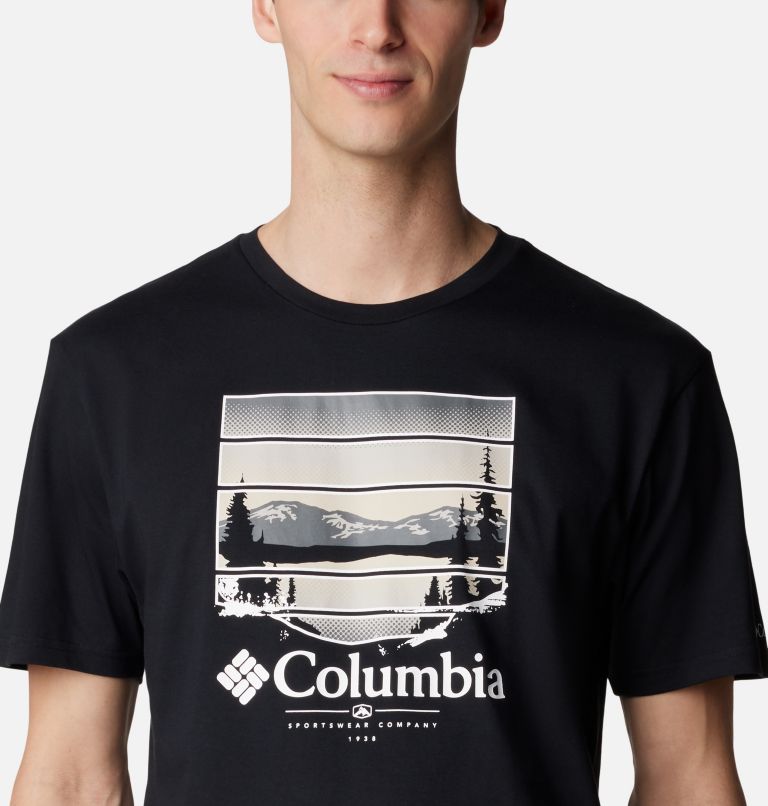 Path Lake Graphic Tee II, Color: Black, Colorful Vista, image 4