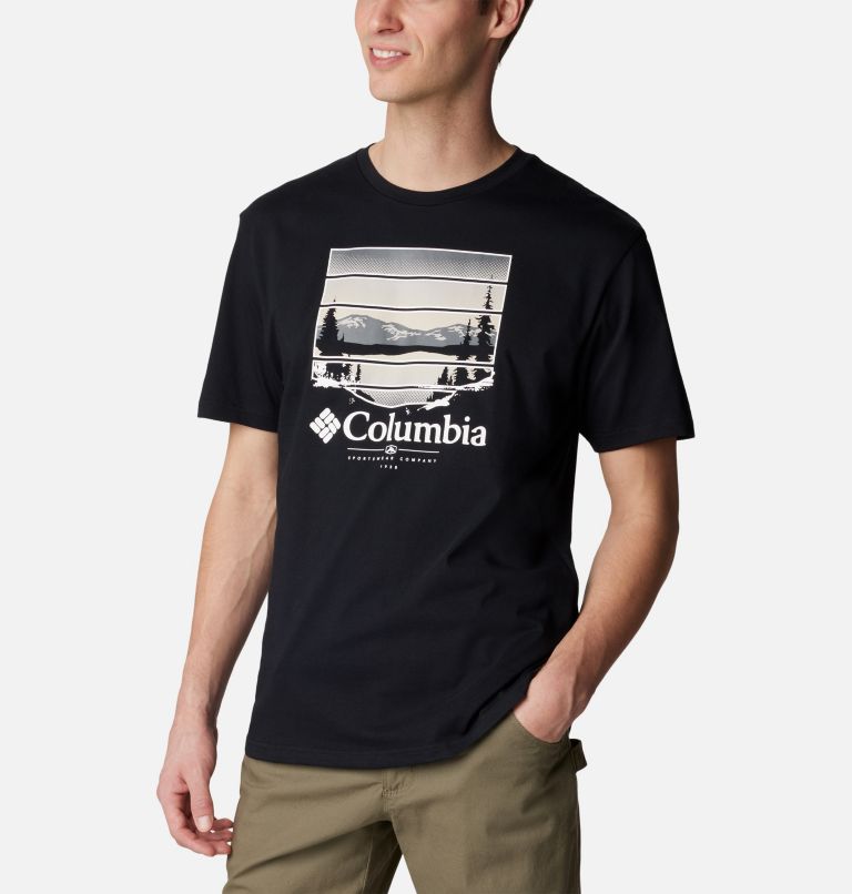 Path Lake Graphic Tee II, Color: Black, Colorful Vista, image 5