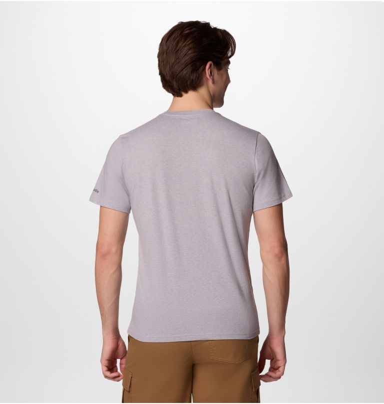 Path Lake Graphic Tee II, Color: Columbia Grey Hthr, Brush With Nature, image 2