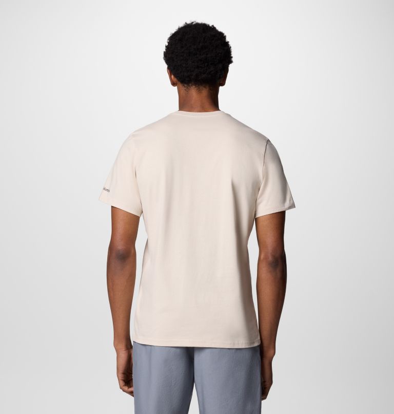 T-shirt grafica Path Lake II da uomo, Color: Dark Stone, Peaceful Perspective, image 2