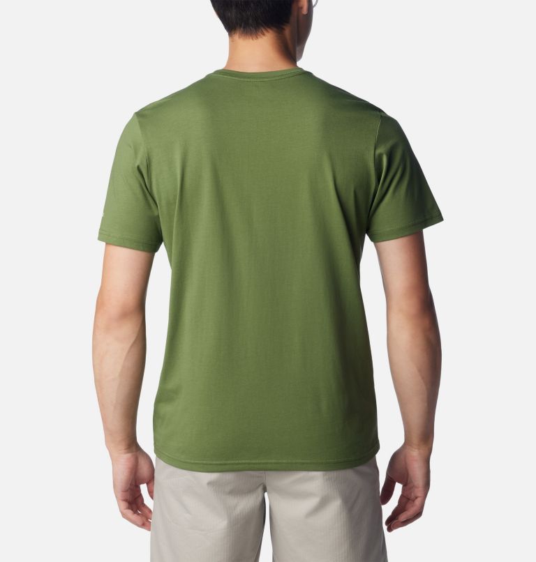 Men's Path Lake II Graphic T-Shirt, Color: Canteen, Colorful Vista, image 2