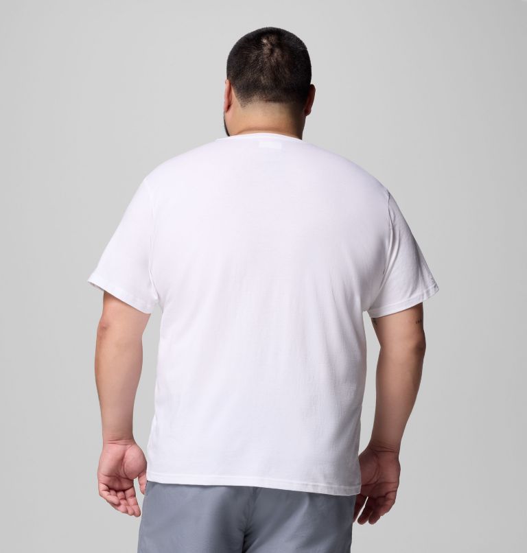 T-shirt Graphique Path Lake II Homme, Color: White, Circular Linescape, image 3