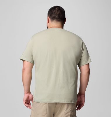 T-shirt grafica Path Lake II da uomo - Taglia forte, Color: Safari, Circular Linescape, image 7