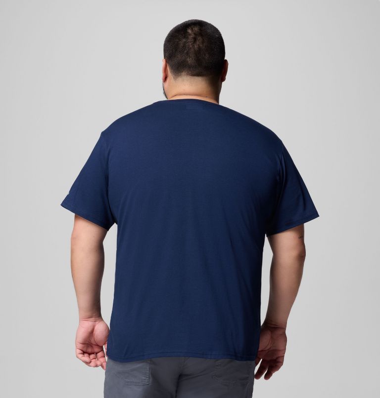 T-shirt Graphique Path Lake II Homme, Color: Collegiate Navy, Circular Linescape, image 3