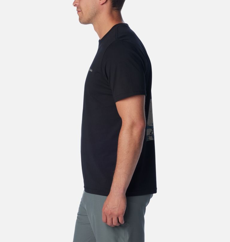 T-shirt imprimé au dos Rapid Ridge II pour homme, Color: Black, Rocky Road, image 3