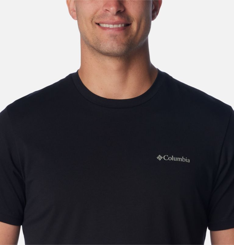 T-shirt imprimé au dos Rapid Ridge II pour homme, Color: Black, Rocky Road, image 4