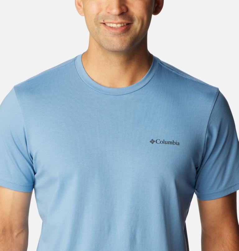 Men's Rapid Ridge Back Graphic T-Shirt II, Color: Skyler, Rocky Road, image 4