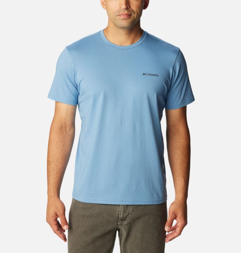 Men's Rapid Ridge Back Graphic T-Shirt II, Color: Skyler, Rocky Road, image 1