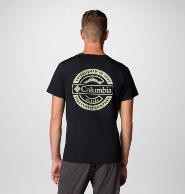 Men's Rapid Ridge II Organic Cotton T-Shirt, Color: Black, Button Badge, image 17