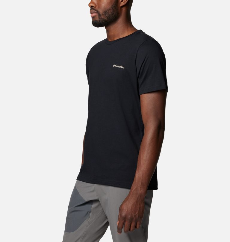 Men's Rapid Ridge II Organic Cotton T-Shirt, Color: Black, Camp Icons II, image 3