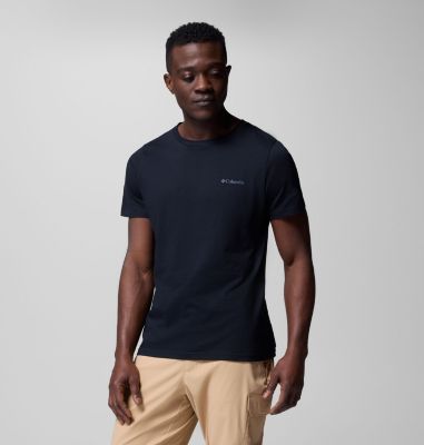 Men's Rapid Ridge II Organic Cotton T-Shirt, Color: Black, Heavenly Horizons, image 4