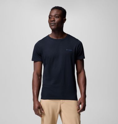 Men's Rapid Ridge II Organic Cotton T-Shirt, Color: Black, Heavenly Horizons, image 3