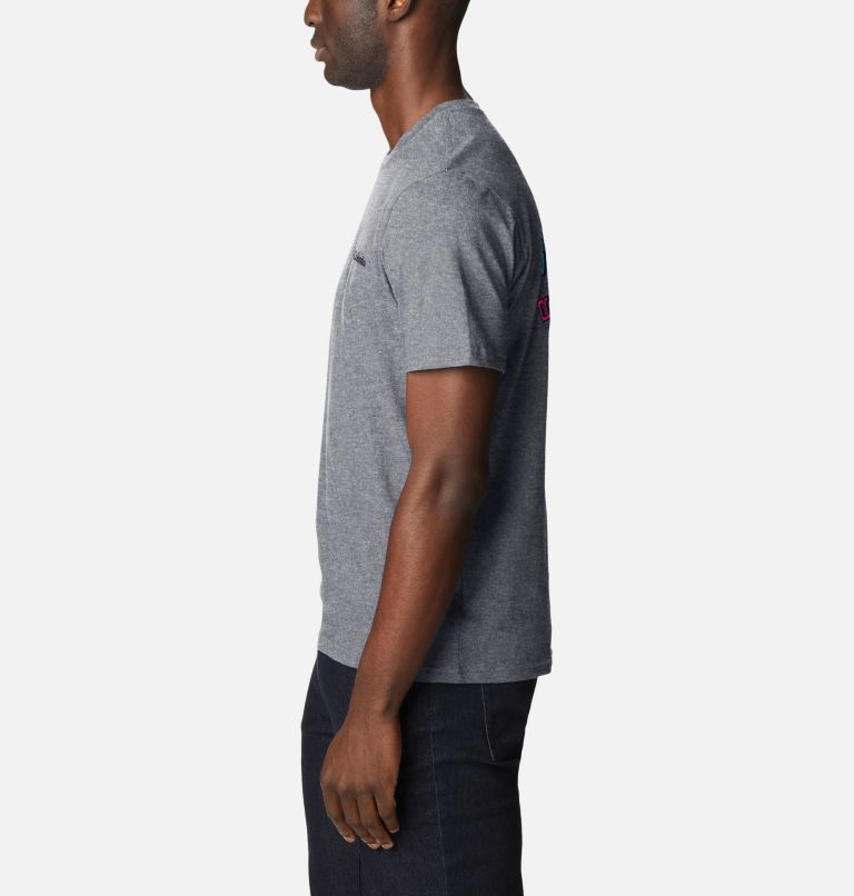 Thumbnail: T-shirt en Coton Biologique Rapid Ridge II Homme, Color: Colm Grey Hthr, Circular Heritage Grx, image 3