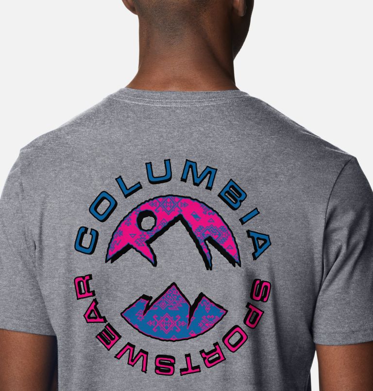 Thumbnail: T-shirt en Coton Biologique Rapid Ridge II Homme, Color: Colm Grey Hthr, Circular Heritage Grx, image 5