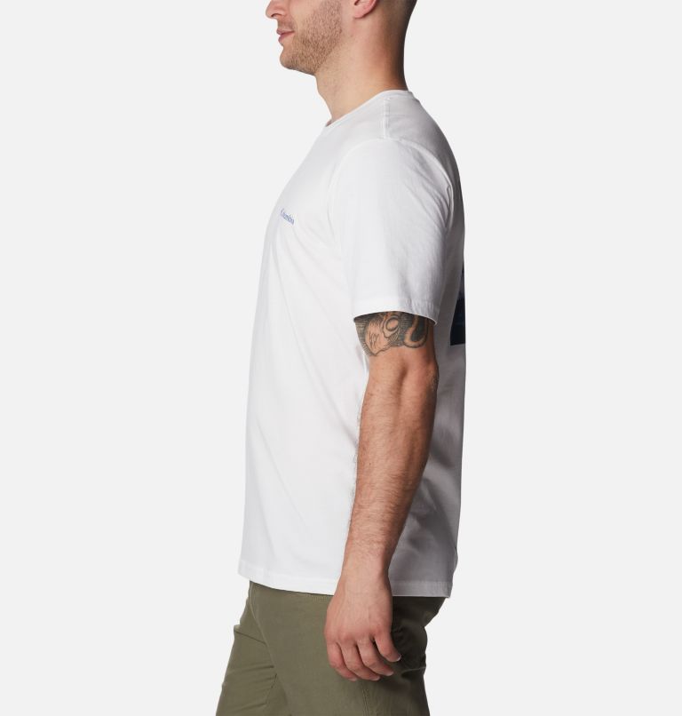 Men's Rapid Ridge II Organic Cotton T-Shirt, Color: White, Natures Palette, image 3