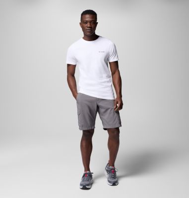 Camiseta de algodón orgánico Rapid Ridge II para hombre, Color: White, Heavenly Horizons, image 12