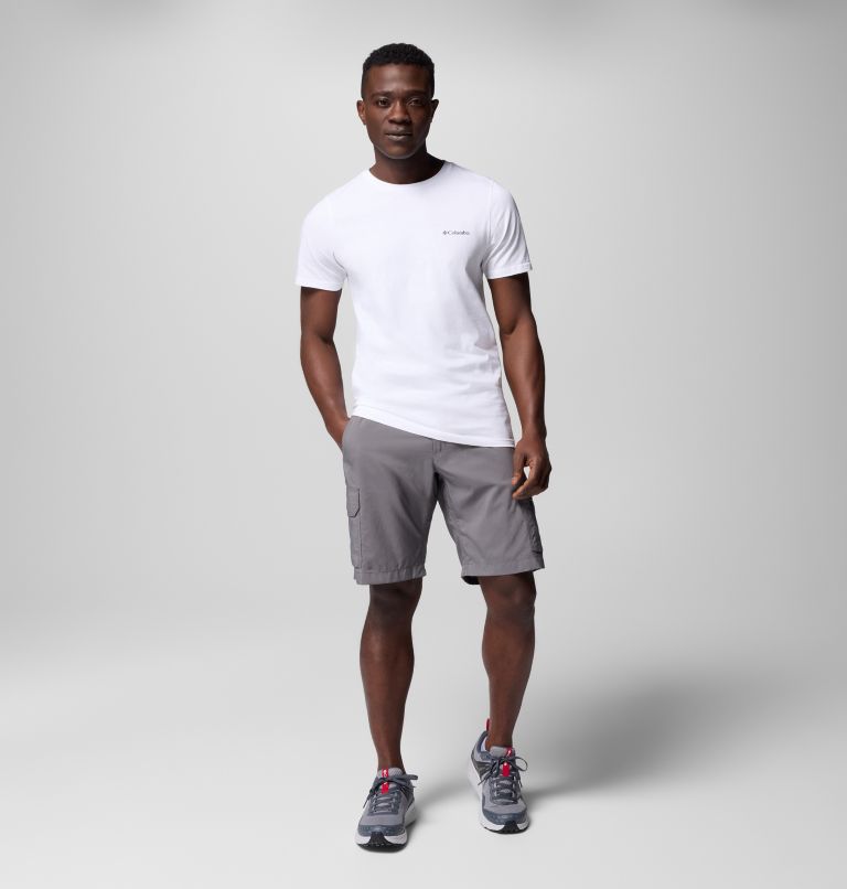 Men's Rapid Ridge II Organic Cotton T-Shirt, Color: White, Heavenly Horizons, image 2