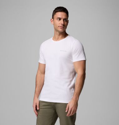 T-shirt in cotone biologico Rapid Ridge II da uomo, Color: White, Framed Landscape, image 4