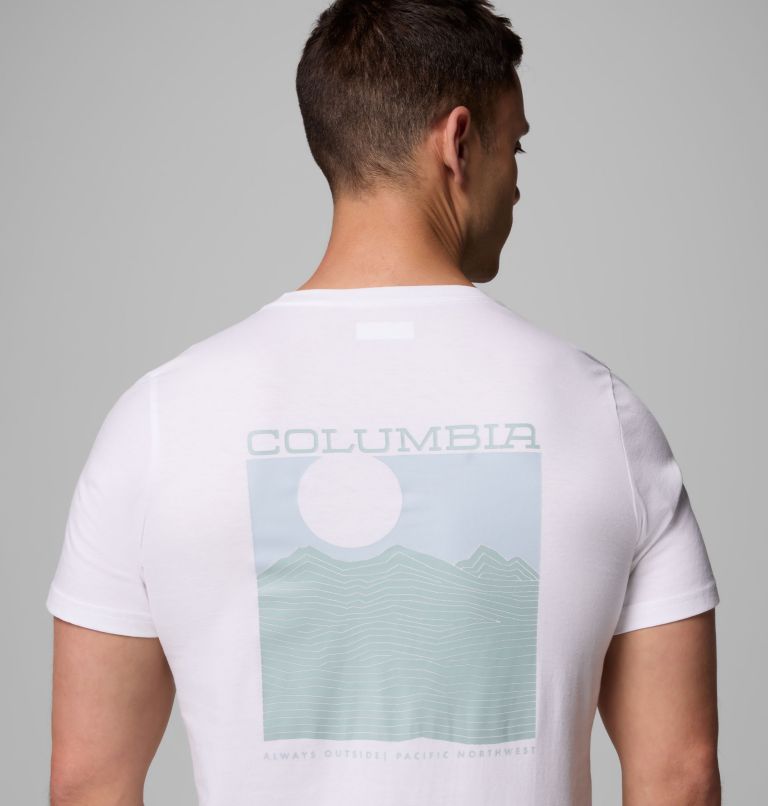 Rapid Ridge II Organic Cotton T-Shirt für Männer, Color: White, Framed Landscape, image 6