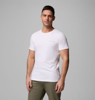 T-shirt in cotone biologico Rapid Ridge II da uomo, Color: White, Framed Landscape, image 3