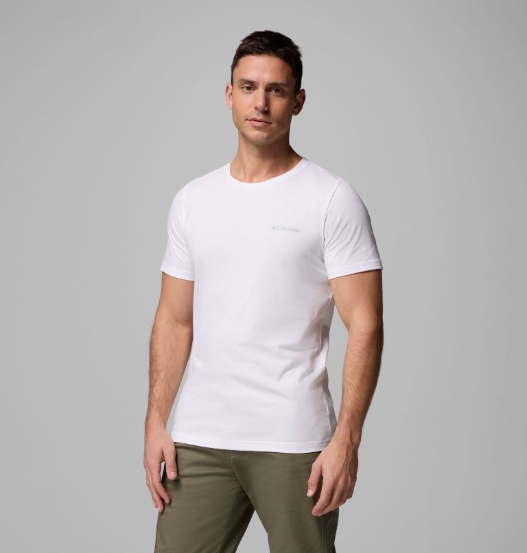 Rapid Ridge II Organic Cotton T-Shirt für Männer, Color: White, Framed Landscape, image 3