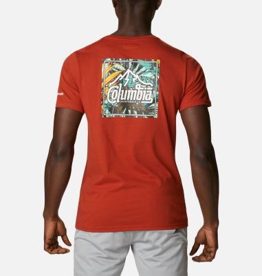 Camiseta de algod&oacute;n org&aacute;nico Rapid Ridge&trade; II para hombre Rapid Ridge&trade; Back Graphic Tee II | 248 | M, Dark Sienna Summit Seeker, back