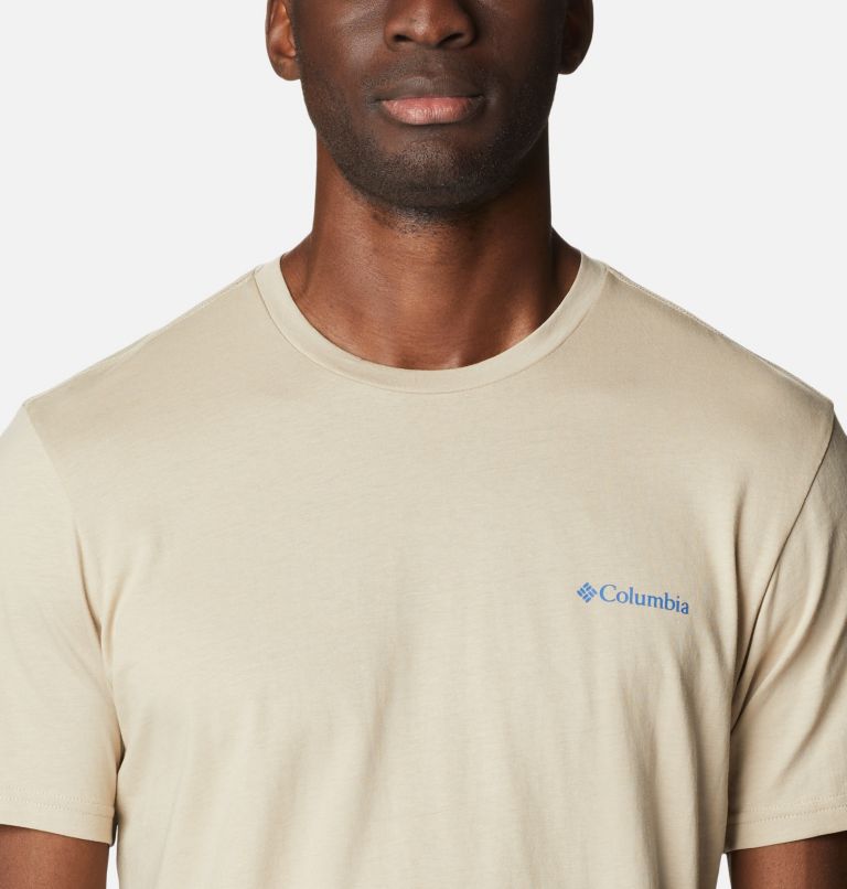 Men's Rapid Ridge II Organic Cotton T-Shirt, Color: Ancient Fossil, Circular Heritage Grx, image 4