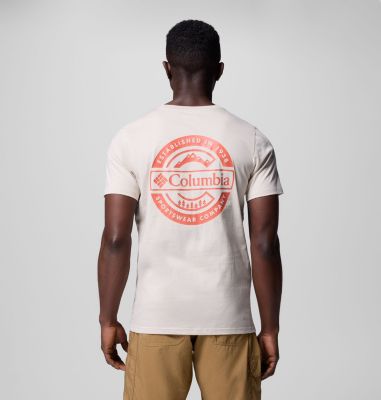 Rapid Ridge Back Graphic Tee II, Color: Dark Stone, Button Badge, image 1