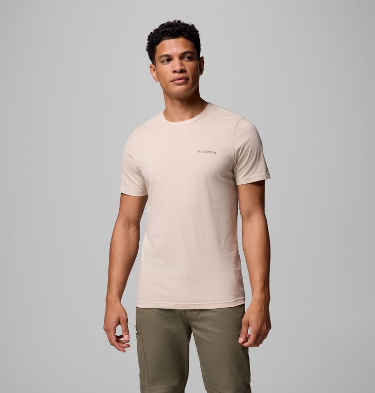 Men's Rapid Ridge II Organic Cotton T-Shirt, Color: Dark Stone, Framed Landscape, image 3