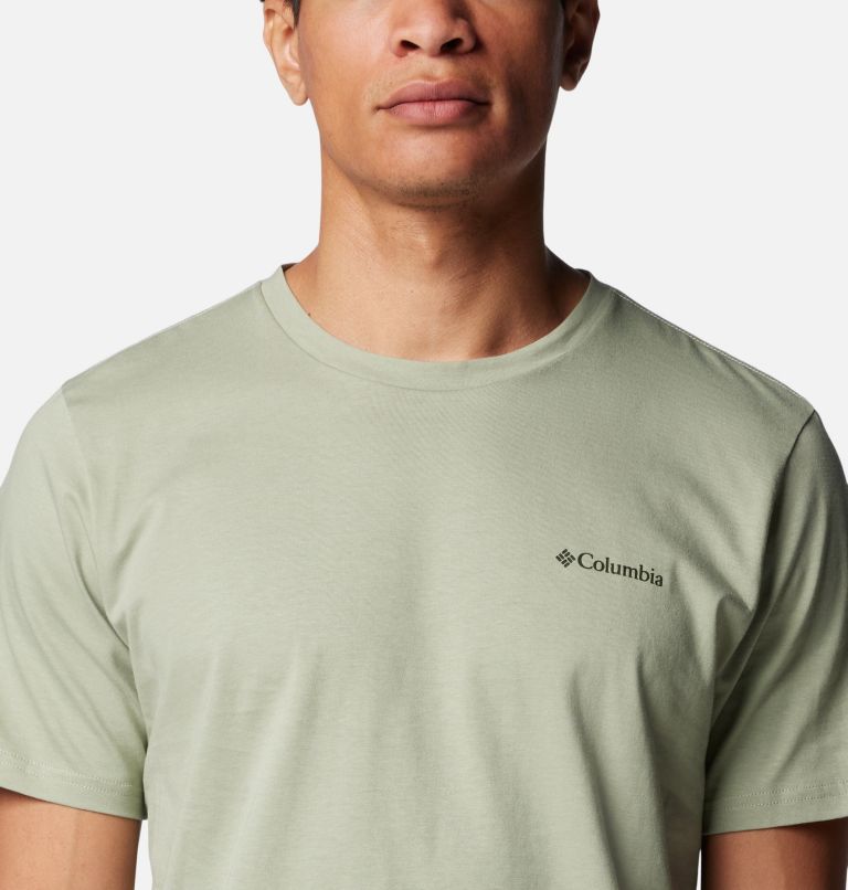 Men's Rapid Ridge II Organic Cotton T-Shirt, Color: Safari, Button Badge, image 4