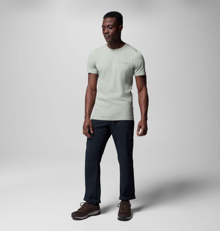 Men's Rapid Ridge II Organic Cotton T-Shirt, Color: Safari, Heavenly Horizons, image 2