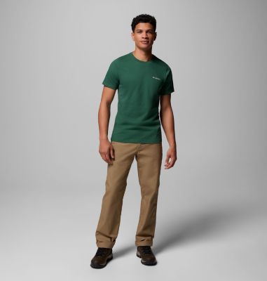 Camiseta de algodón orgánico Rapid Ridge II para hombre, Color: Rain Forest, Amazing Heights, image 8