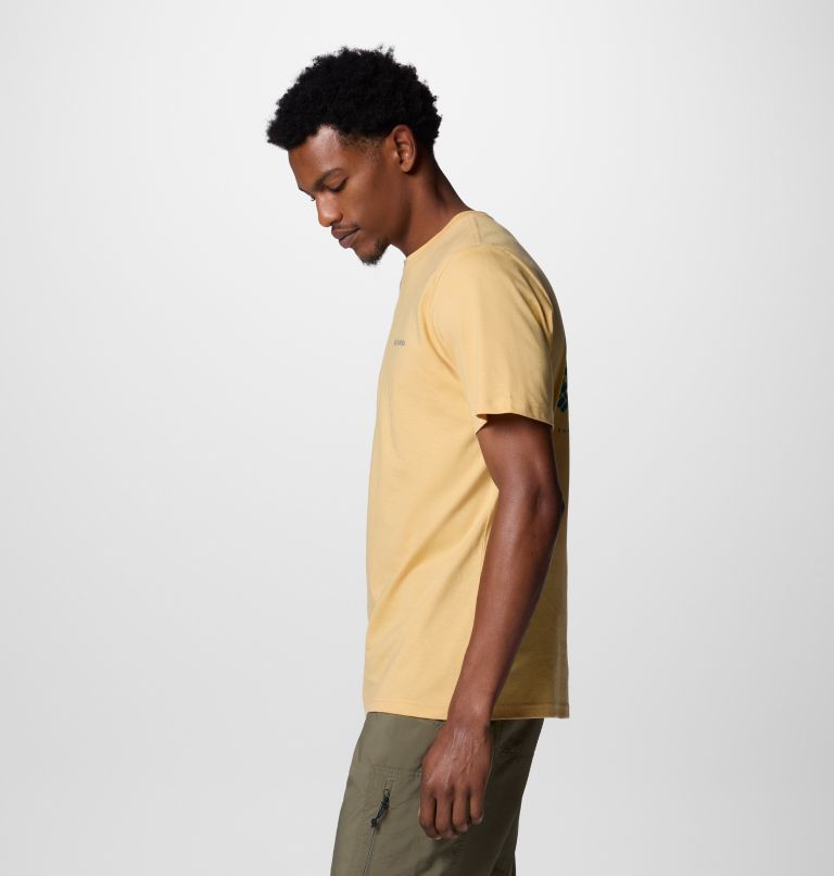 Rapid Ridge II Organic Cotton T-Shirt für Männer, Color: Sand Dune, Heavenly Horizons, image 3