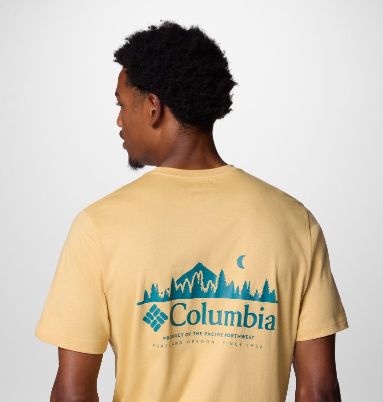 Rapid Ridge II Organic Cotton T-Shirt für Männer, Color: Sand Dune, Heavenly Horizons, image 5