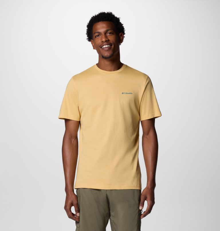 Rapid Ridge II Organic Cotton T-Shirt für Männer, Color: Sand Dune, Heavenly Horizons, image 2