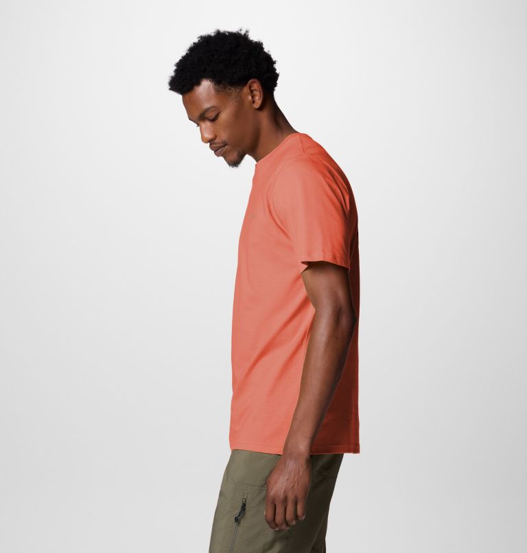 T-shirt in cotone biologico Rapid Ridge II da uomo, Color: Tuscan, Heavenly Horizons, image 3