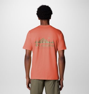 Camiseta de algodón orgánico Rapid Ridge II para hombre, Color: Tuscan, Heavenly Horizons, image 13