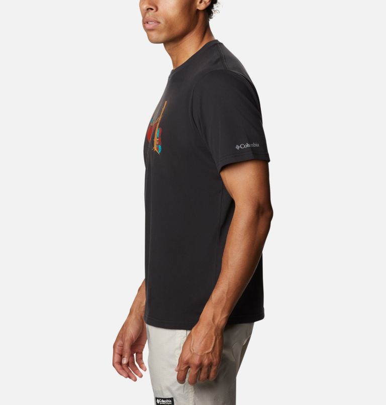 T-shirt imprimé Columbia Elements II pour homme, Color: Black Bearly Napping, image 3