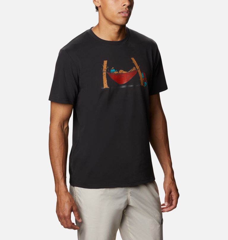 T-shirt imprimé Columbia Elements II pour homme, Color: Black Bearly Napping, image 5