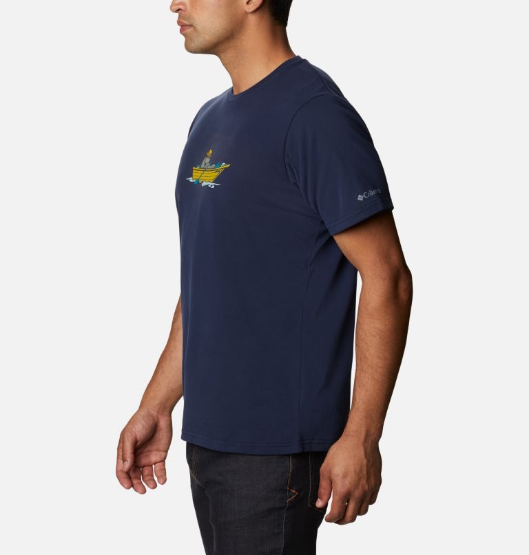 T-shirt imprimé Columbia Elements II pour homme, Color: Collegiate Navy Bearly Boating, image 3