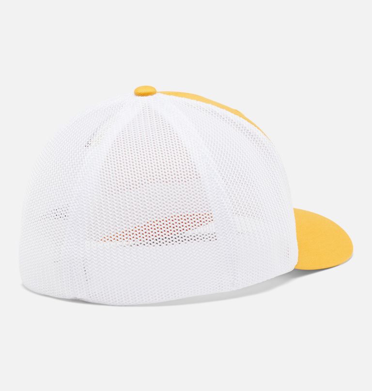 Epic Trek Mesh Ballcap, Color: Bright Gold, White Mesh, image 2